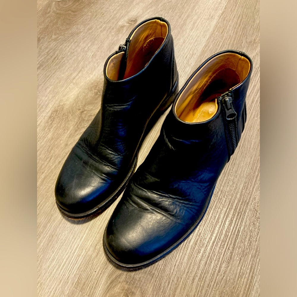 HOPE Stockholm Black Leather Ankle Boots